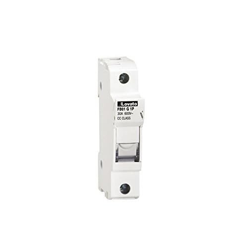 Lovato Electric FB01G2P Fuse Holder Ul Certified for Class Cc Fuses for North American Market, for 10X38Mm Fuses. 30A Rated Current at 690Vac, 2P. Without Status Indicator