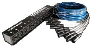 Whirlwind Mini 12 Low Profile Audio Drop Snake - 50 Feet
