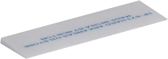 Norton 61463686830 3x3/4x1/8 In. Hard Arkansas Stone Knife Blade Abrasive Files, Ultra Fine Novaculite, 5 pack
