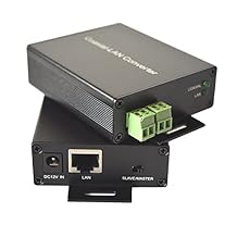 Ethernet Extender Kit (Pair) Over Twisted Pair/Telephone Wire/Phone line up to 2Km(6500ft) for HD Network IP Camera, Webcam