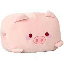 Winter Cartoon Plush Hand Pillow Hand Warmer Nap Weak Hero Class 1 Arm Pillow Non Electrical Travel Essentials Children's Gifts(Beige)
