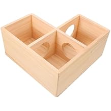 Hamster Hide Hamster Hut Play Hamster Tubes Tunnel Indoor Cages Cage Chat Cage Hamster Small Hutch House Hamster Decorations for Cage Hamster Home Beige Solid Wood