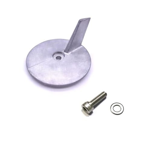 Boat Motor 664-45371-01 67C-45371-00 Trim Tab Anode for Yamaha Outboard Engine 25HP 30HP 40HP 50HP, fits Sierra 18-6096