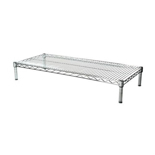 Shelving Inc. 18 d x 54 w Chrome Wire Shelving with 1 Tier Shelf, Weight Capacity 800lbs Per Shelf
