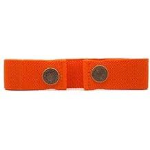 Dapper Snappers Made in USA Baby & Toddler Adjustable Belt-Orange