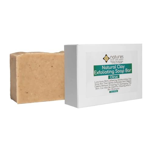 Premium Natural Soap Bar | Luxury Soap Experience | Rich Lather | Rare Earth Mineral Clay | Cleans, Exfoliates & Heals Dry, Irritated Skin | All-Natural, Gentle Formula | 5oz