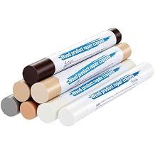 Sibba 7Pcs Wood Filler Sticks, Wood Repair Wax Crayons, Furniture Scratch Repair Sticks, Quick Fix Touch Up for Scratches, Cracks and Holes on Furniture, Floors, Cabinets