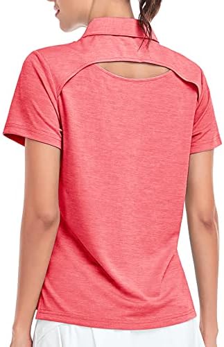LLdress Womens Polo Shirts Golf Apparel,Athletic Polo Shirts Golf Short Sleeve Tennis Shirt,Moisture Wicking