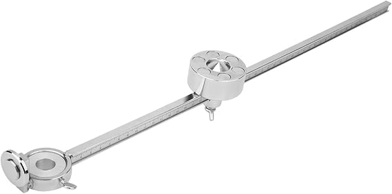 Cutter Guide, Cutting Torch Circle Compass Stainless Steel Oxygen Welding Cutting Tool Torch Compass Roller Guide Cutting Roller Guide Wheel with Scale Ruler Fit for G01-100