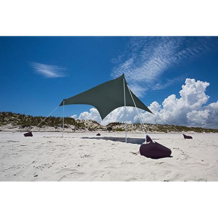 Otentik Beach Sunshade - with Sandbag Anchors - The Original Sunshade Since 2011