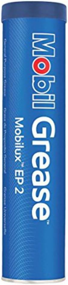 Grease,Premium,Mobilux EP 2,Electric Motor,Grease,Heavy-Duty,Red,390g,