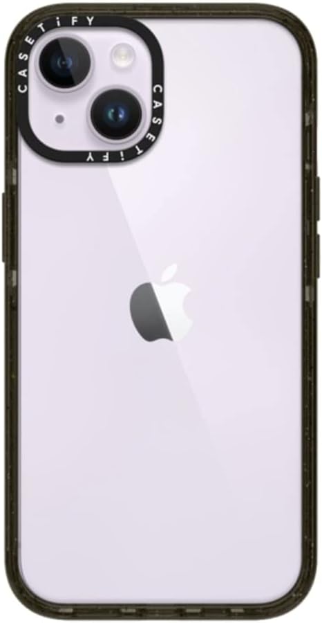 CASETiFY Impact iPhone 14 Case [4X Military Grade Drop Tested / 8.2ft Drop Protection] - Glossy Black