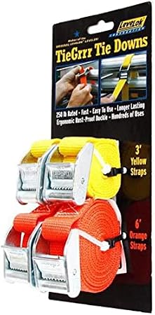 Levelok TGR-3K6 Tie Down Kit 4 Pack