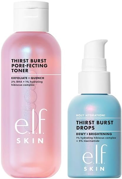 Bundle of Holy Hydration! Thirst Burst Drops and Thirst Burst Pore-fecting Toner