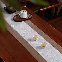 GTPBAO Non Slip Waterproof Roll Up Coffee Mat, PVC Placemat for Indoor and Outdoor, TV Cabinet/Kitchen/Dining Table(30x180cm/11.8x70.9in)