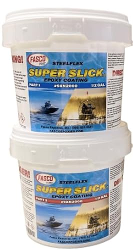 Super Slick 2000 Epoxy Bottom Coating for Airboats, Jet Ski's, etc.: Gallon Kit