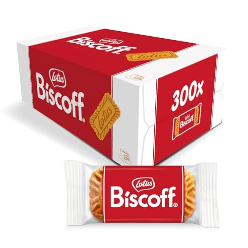 Lotus Biscoff Cookies Caramelized Biscuit Cookies 300 Cookies Individually Wrapped Vegan,0.2 Ounce Pack of 300