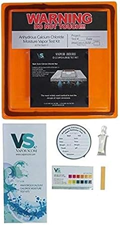Moisture Tester for Concrete Slab, Calcium Chloride Test Kit Easy-to-Use Water Damage Detector and Moisture Analyzer (12-Pack)