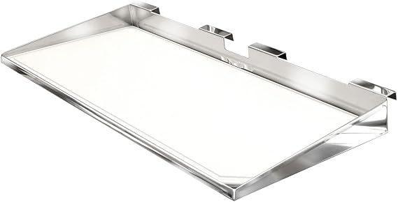 Magma Products A10-902 Stainless Steel Detachable Serving Shelf for Grill with Removable Plastic Cutting Board, Fits 9 x 18 Inch Cooking Grate Grills