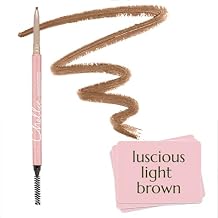 Chella Eyebrow Pencil Easy-to-Use Brow Definer for Shaping, Filling & Blending Long-Wear Light brown Eyebrow Pencils for Women with Precise Tip (Light Brown)