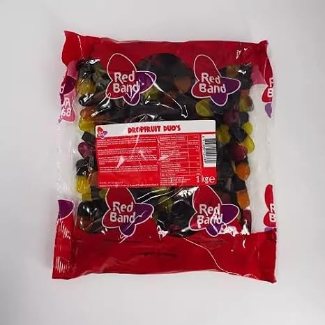 Red Band Liquorice Fruit Duos 1 Kg - Dutch Quality