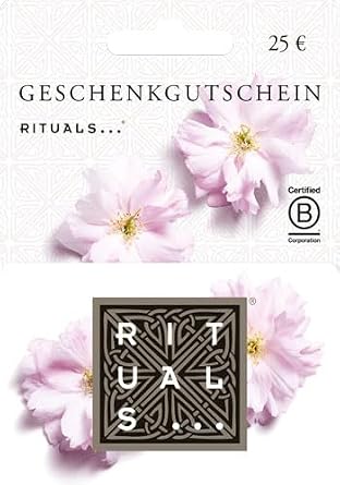 RITUALS Gift Voucher €25 – for Germany – by Post