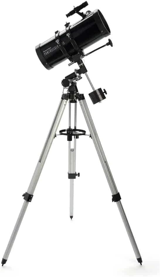 Celestron 22039 Powerseeker 127EQ Teleskop, Motor sürücü ve telefon adaptörü hediyeli