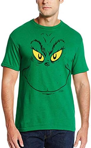 Dr. Suess Grinch Face T-Shirt-Small