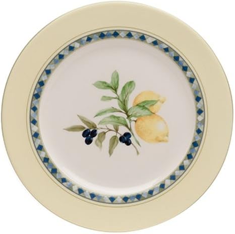 Royal Doulton Carmina 11-Inch Dinner Plate, Lemon