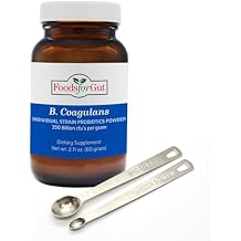 Foods For Gut Bacillus Coagulans Probiotic Powder 350 Billion cfu's | No Additives | Direct from Manufacturer | Digestive & Immune Support | High Potency | B. Coagulans | 60 Grams (2.11 Oz)