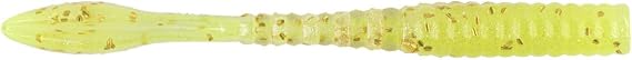 Northland Eye-Candy Jig Crawler Worm Glo Chartreuse