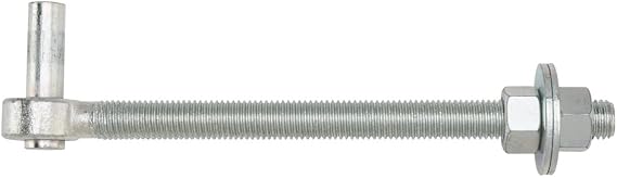 National Hardware Bolt Hook, 3/4 in x 10 in, Steel, Zinc Plated
