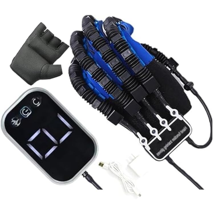 Rehabilitation Robot Gloves, 2025 Electric Hand Function Equipment, Stroke Hemiplegia Fingers Recovery Massage Therapy, Finger Robot Rehab Gloves