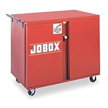 JOBOX 678990 Rolling Work Bench-6 Drawers, 1 Shelf, 6" Casters
