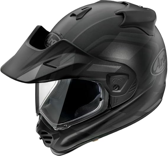 Arai XD-5 Discovery Unisex-Adult Dual Sports Motorcycle Helmet - Black Frost / X-Large