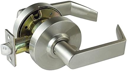 Commercial Satin Chrome Passage Levers Heavy Duty Grade 2 Latch 2 3/8"
