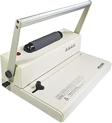 PPE Coilbind S-15 with Electric Coil Inserter Manual Coil Punch & Binding Machine Pitch 4:1 - Professionally Bind Presentations and Documents