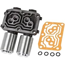 28260-PRP-014 Transmission Dual Linear Solenoid with Gasket Compatible with Honda 2003-2007 Accord CR-V Element Acura RSX TSX 2.4L L4 Replaces 98990B GEGT7610-262 90428C