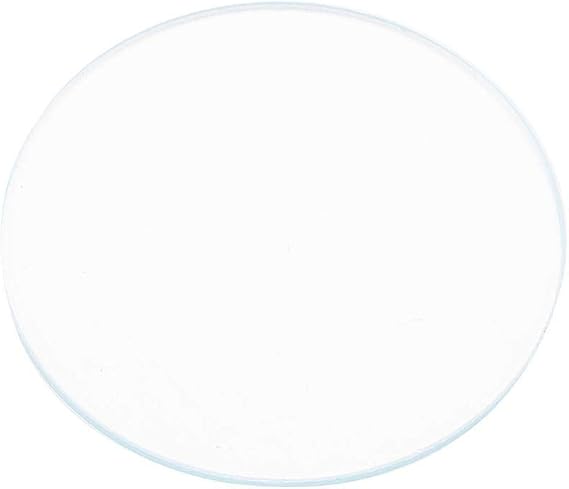 Watch Crystal Replacement,Watch, 5PCS Round 37/38/39MM Flat Watch Crystal Lens Glass Replacement Parts Tool(39mm)