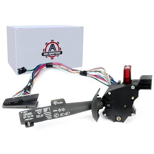 Multi-Function Combination Switch - Turn Signal, Wiper, Hazard Switch - Replaces 2330814, 26100985 26036312 - Compatible with Chevrolet, GMC Vehicles - Tahoe, Blazer, Suburban, K1500, Sierra