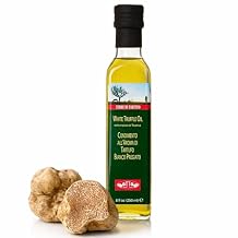 Terre di Tartufo White Truffle Oil, 8.4 fl oz (250 ml), Italian Truffle Olive Oil, Gourmet Finishing Oil, Infused Olive Oil for Pasta, Risotto & Pizza