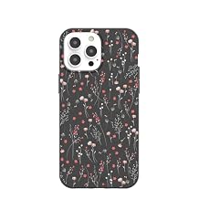 Pela | Phone Case Compatible with iPhone 13 Pro Max | Limited Edition | Supports Wireless Charging | Cute Eco Friendly | Night Garden