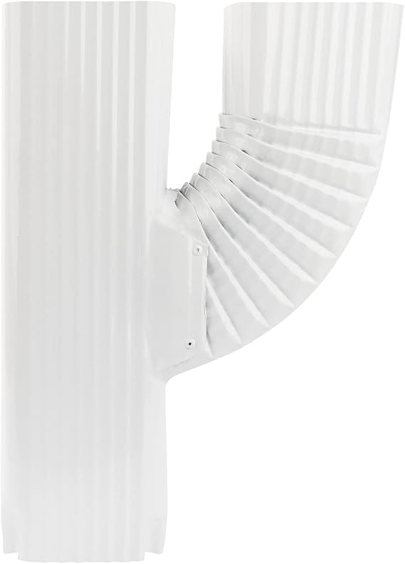 Downspout Gutter Upright Y Connector 3x4 White,Connection Rain Gutter Downspout