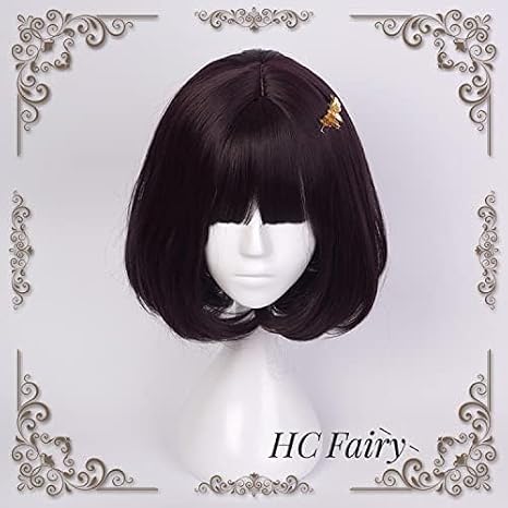 Bungou Stray Dogs Cosplay Wig Akiko Yosano Heat Resistant Synthetic Wigs for Halloween Costume Party Role Play+Wig Cap