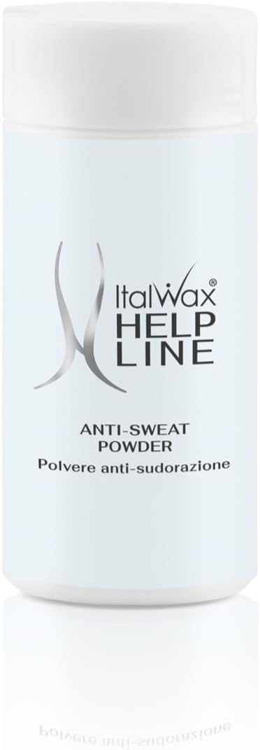 Italwax ヘルプライン 汗止めパウダー 30g - 癒しのカオリンフォーミュラ - ワックスのための肌を整える - 水分コントロール - プロと家庭用