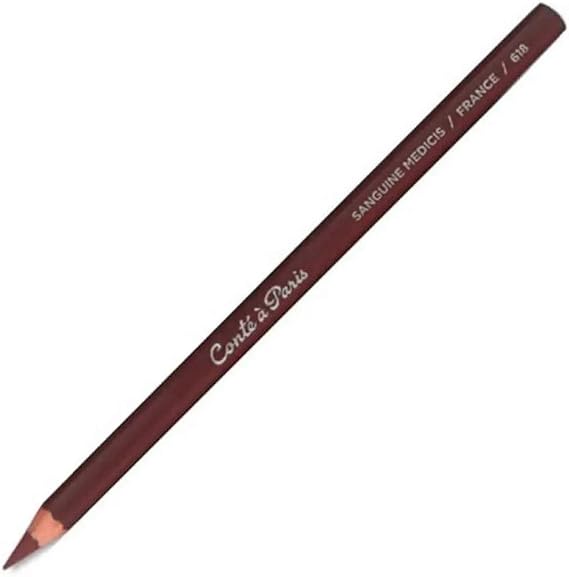 Conte a Paris Round Drawing Pencil - Sanguine Medicis