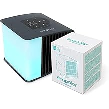 Bundle - 2 items: Evapolar evaSMART Personal Evaporative Air Cooler (Grey) and extra replacement cartridge