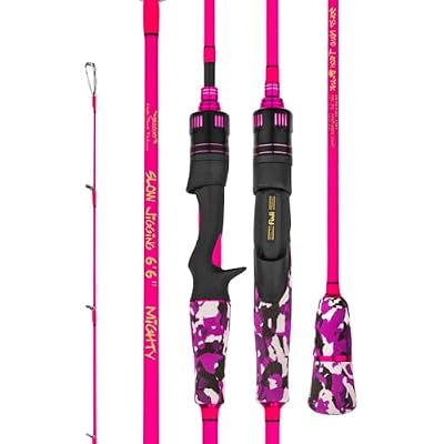 GOOFISH Pink 66195cm Saltwater Slow Pitch Jigging Rod PE1-2 Jig 60-200g