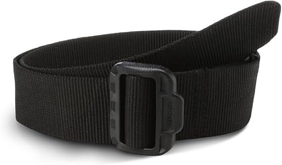 Tru-Spec Security Friendly Tactical Belt - Durable, Rip-Resistant Nylon Belts for Men and Women with Non-Metallic Buckle