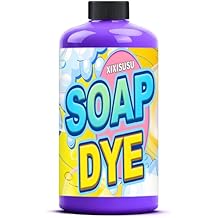 Purple Soap Dye, Skin Safe Soap Colorant Bath Bomb Color Dye for DIY Soap Making Supplies, Bath Bomb, Lotion, Concentrated Soap Coloring for Soaps, Bath Products, Slime (Purple, 3.5 Fl.Oz)